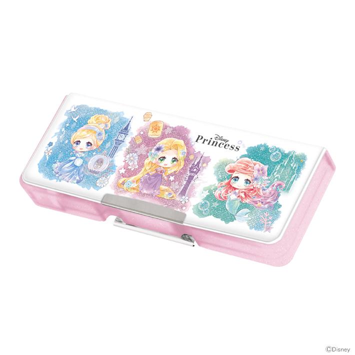 CRUX（クラックス） ディズニープリンセス 筆箱 両面 コンパクト