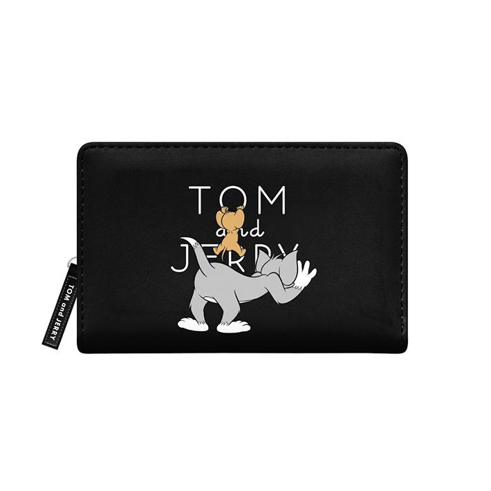CRUX（クラックス） トムとジェリー 深札二つ折り財布 ブラック 134006
