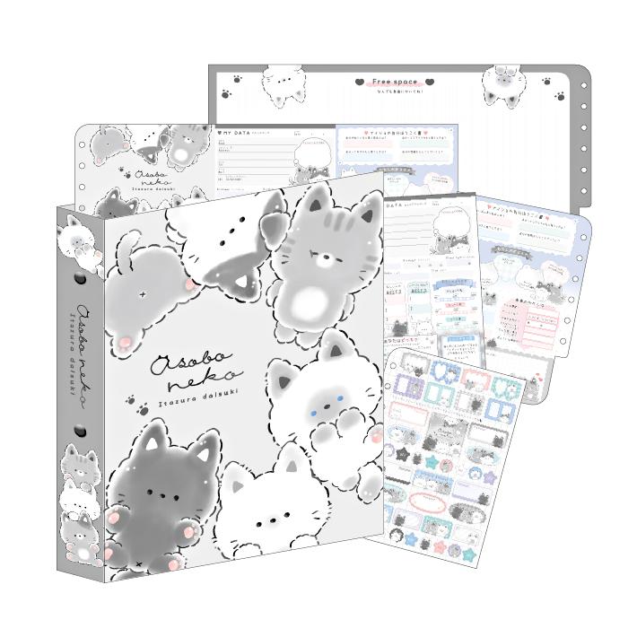あそぼうねこ プロフィールブック 137662 [M便 1/1] : シブヤ文具