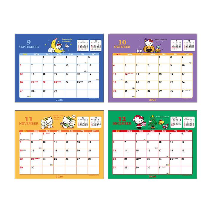 sanrio ハローキティ 2026年 卓上カレンダー 622028 [M便 1/1
