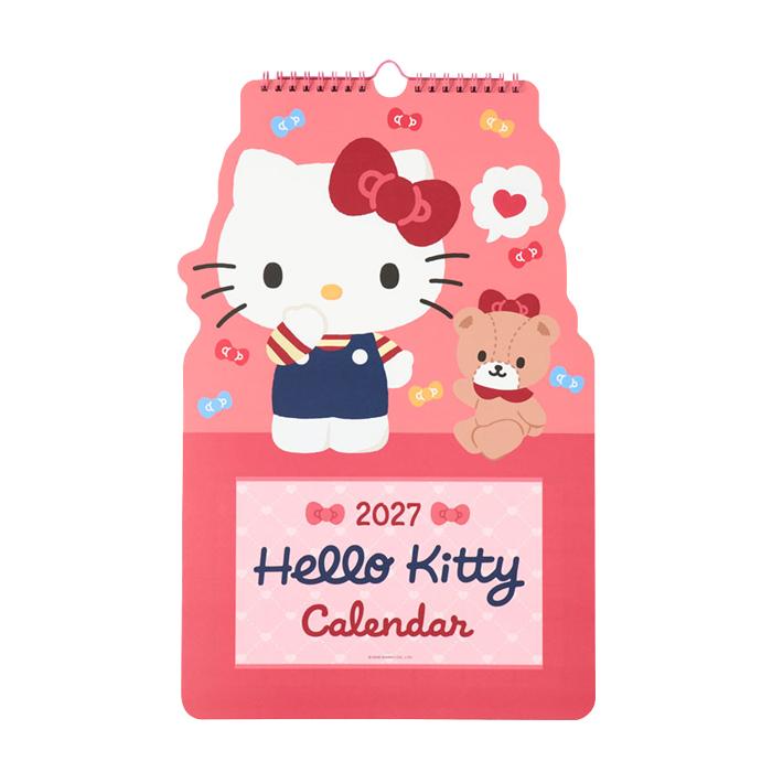 sanrio（サンリオ） ハローキティ 2027年 壁掛け ダイカットカレンダー
