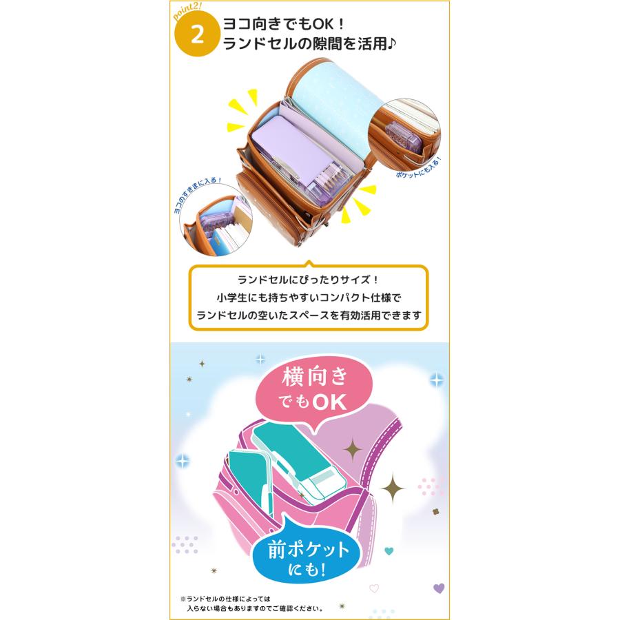 SONiC ソニック うかサポ えんぴつチェック両面筆入 筆箱 両面 SONiC ソニック うかサポ えんぴつチェック両面筆入 筆箱 両面
