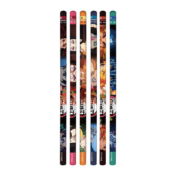 鬼滅の刃　鉛筆セット3　2B　6本入り　Bセット　KY-94B　[M便 1/8] シブヤ文具 - 通販 - PayPayモール