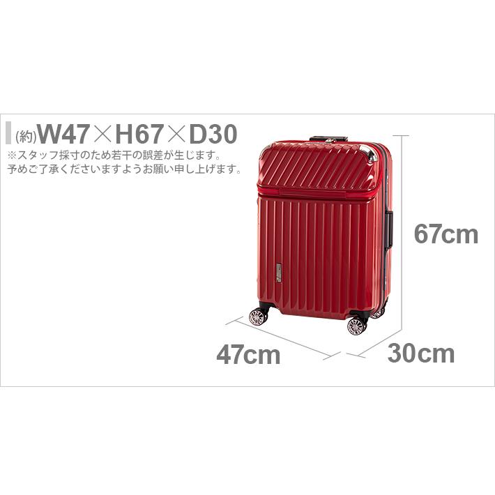 TRAVELISTプレミアムフレームキャリーM 75L 無料預入れ　スーツケース TRAVELISTプレミアムフレームキャリーM 145cm 75L 無料預入れ
