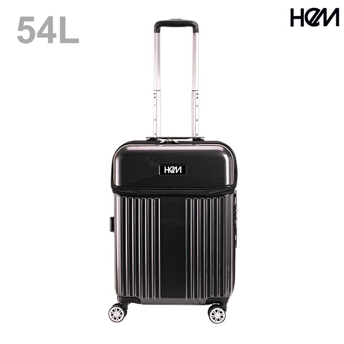 協和 HeM リム スーツケース M 54L ブラック 39-50701 : シブヤ文具
