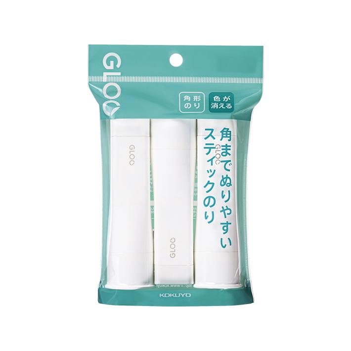 GLOO コクヨ グルー スティックのり 色が消える M 吊り下げ3個パック
