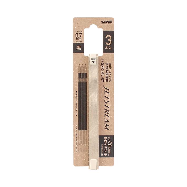 三菱鉛筆 uni ジェットストリーム ボールペン替え芯 3本セット 0.7mm