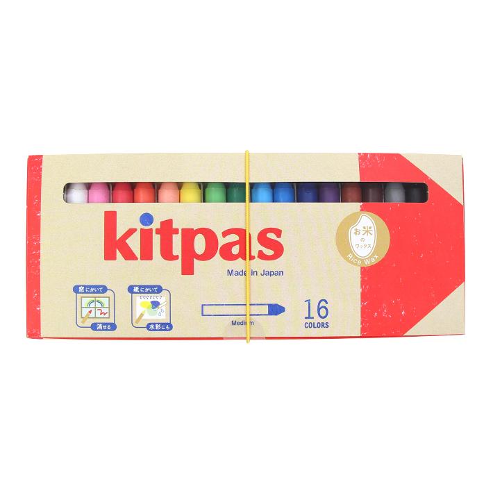 キットパス ミディアム クレヨン 16色 KMRW-16C [M便 1/2 キットパス ミディアム クレヨン 16色 KMRW-16C [M便 1/2