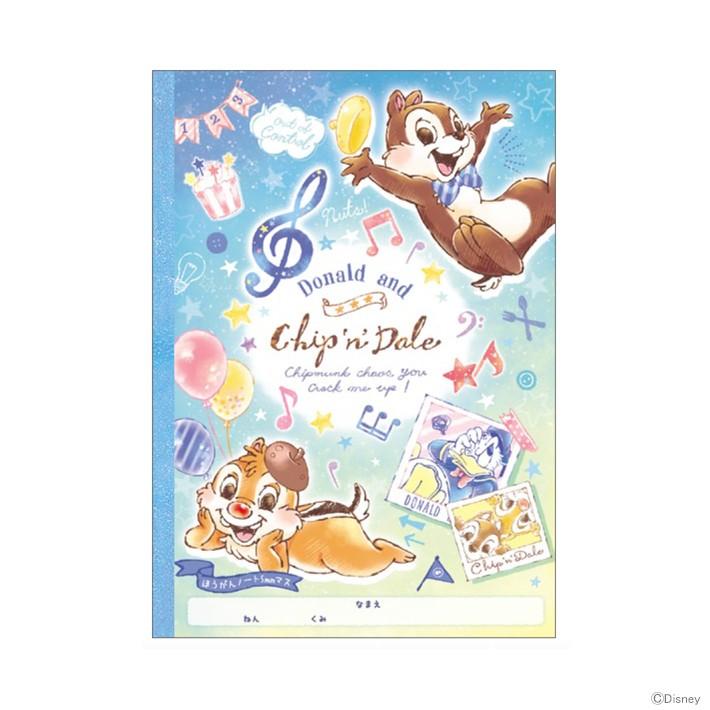 Disney ディズニー チップ&デール 5mm方眼ノート 50168 Disney ディズニー チップ&デール 5mm方眼ノート 50168