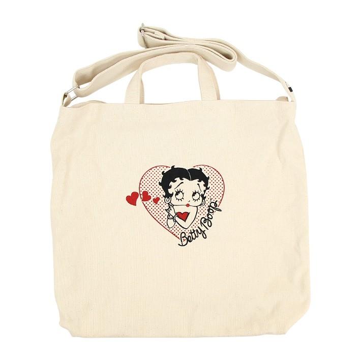 ベティ・ブープ刺繍ショルダーバッグ BETTY BOOP（ベティー ブープ）キャラクター刺繍ミニショルダー