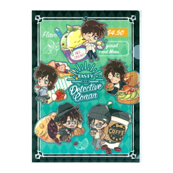 名探偵コナン シングルクリアファイル ジャンクフードsd柄 グリーン M便 1 8 シブヤ文具 通販 Paypayモール