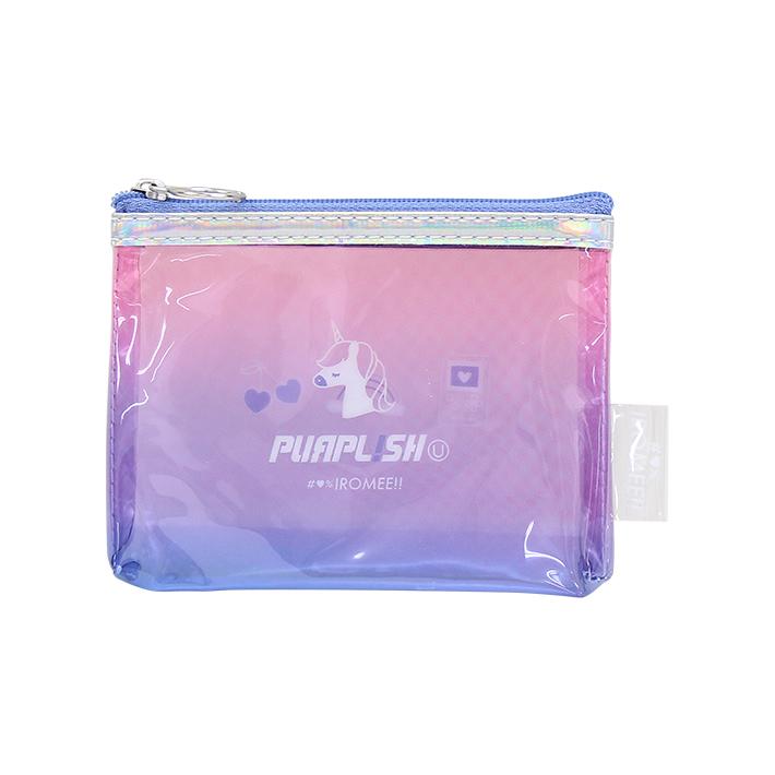 ミニクリアポーチ Purplish柄 M便 1 1 シブヤ文具 通販 Paypayモール