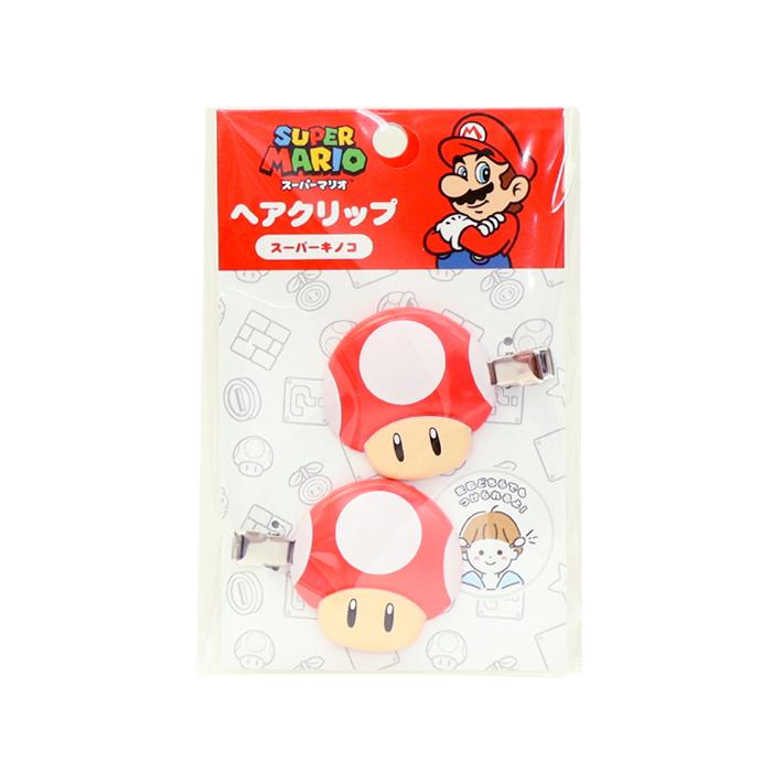 フェアリーローズ スーパーマリオ ヘアクリップ スーパーキノコ MBS