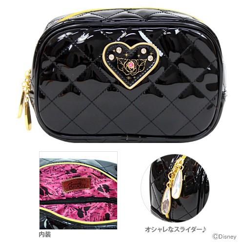 ディズニー プリンセス 美女と野獣 ポーチ 黒 D38bk 9 シブヤ文具 通販 Paypayモール