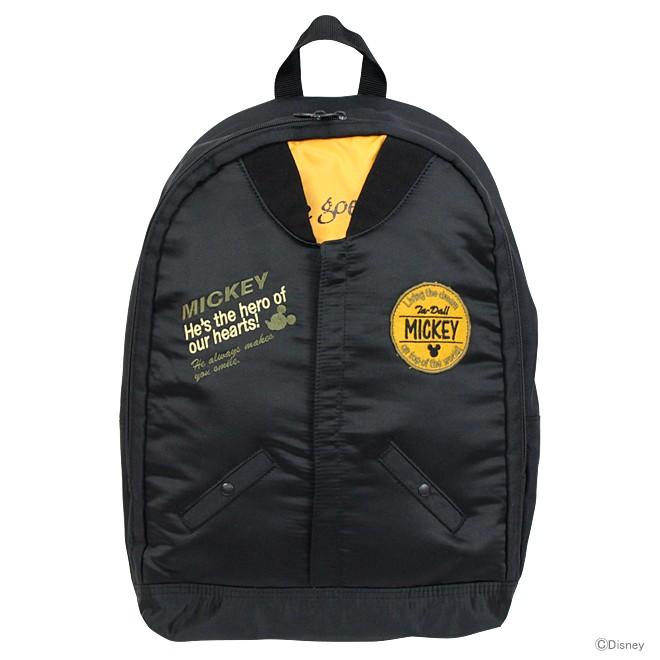 70 Off ディズニー ミッキーマウス Ma 1リュックサック デイパック 黒 D3941bk 6 シブヤ文具 通販 Paypayモール