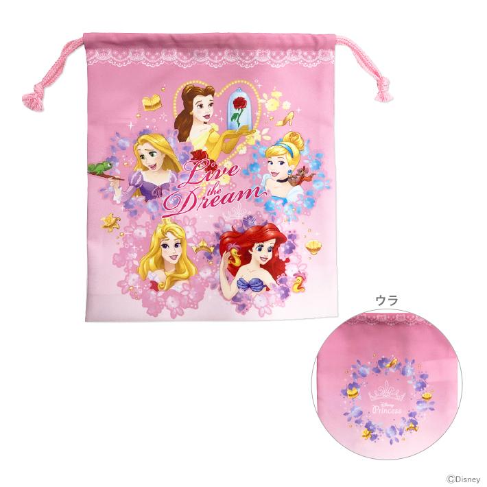 ディズニー プリンセス 巾着 中 ピンク D1842pn 3 新入学文具 M便 1 2 シブヤ文具 通販 Paypayモール