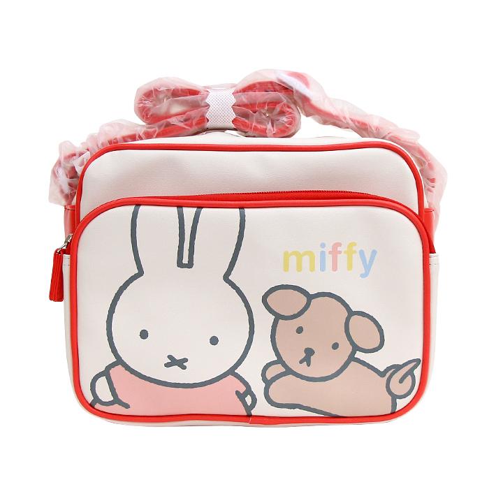 Miffy ミッフィー 合皮ショルダーバッグ オフホワイト BN1374OW Miffy ミッフィー 合皮ショルダーバッグ オフホワイト BN1374OW