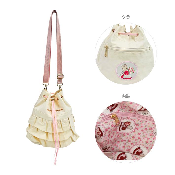sanrio レトロ サンリオキャラクターズ 巾着ショルダーバッグ