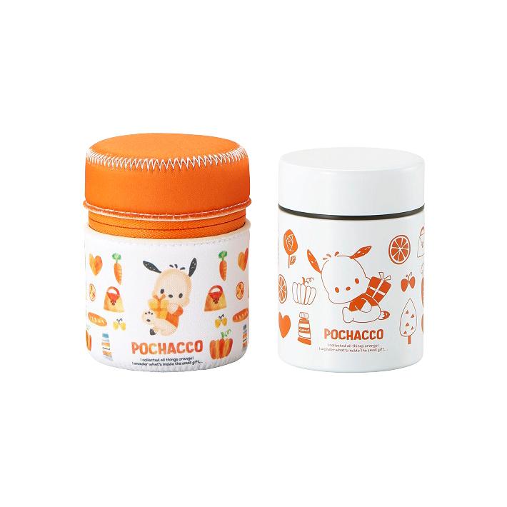 ポチャッコ ポチャッコ ポケミニステンレスポット ケース付 保温・保冷