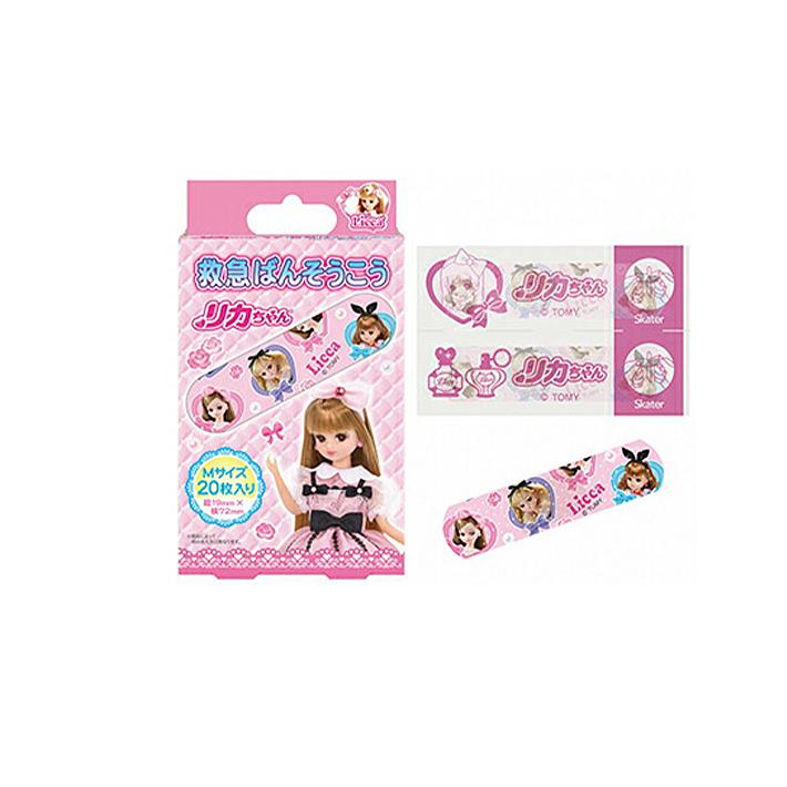 スケーター リカちゃん 救急ばんそうこう Mサイズ 20枚入り QQB1 [M便