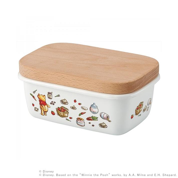 Sale ディズニー くまのプーさん ホーローバターケース 木蓋付き Enbt5 22 Wantannas Go Id