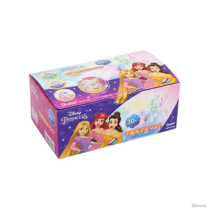 ディズニー プリンセス 不織布プリーツ子供マスク 30枚入り Mskp30 シブヤ文具 通販 Paypayモール