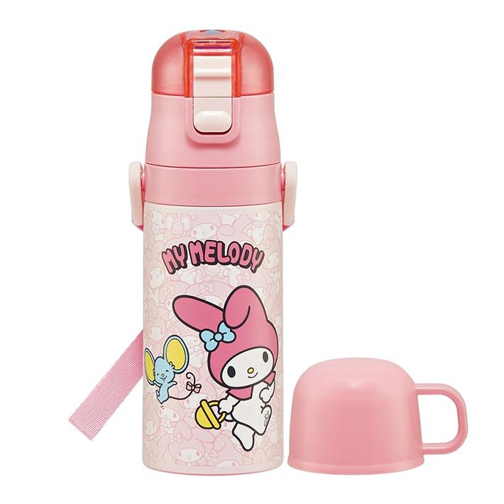 マイメロディ マイメロディ 2WAYステンレスボトル 水筒 うしろうしろ柄