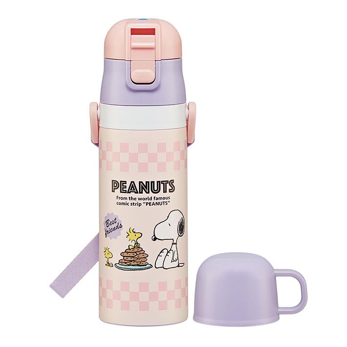 SNOOPY スヌーピー 超軽量2WAYステンレスボトル 水筒 80'sカフェ SNOOPY スヌーピー 超軽量2WAYステンレスボトル 水筒 80'sカフェ