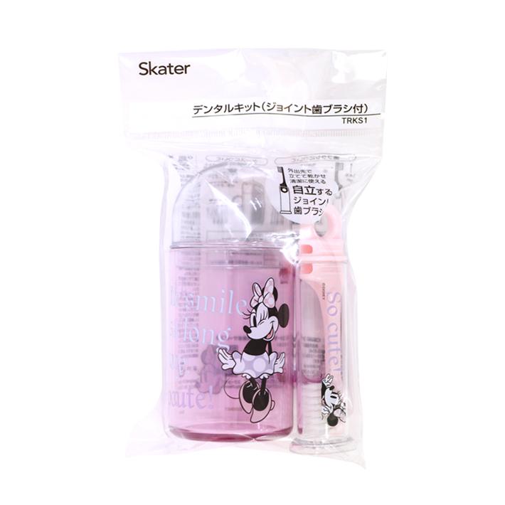 ディズニー ミニーマウス デンタルキット ジョイント歯ブラシ付 ディズニー ミニーマウス デンタルキット ジョイント歯ブラシ付