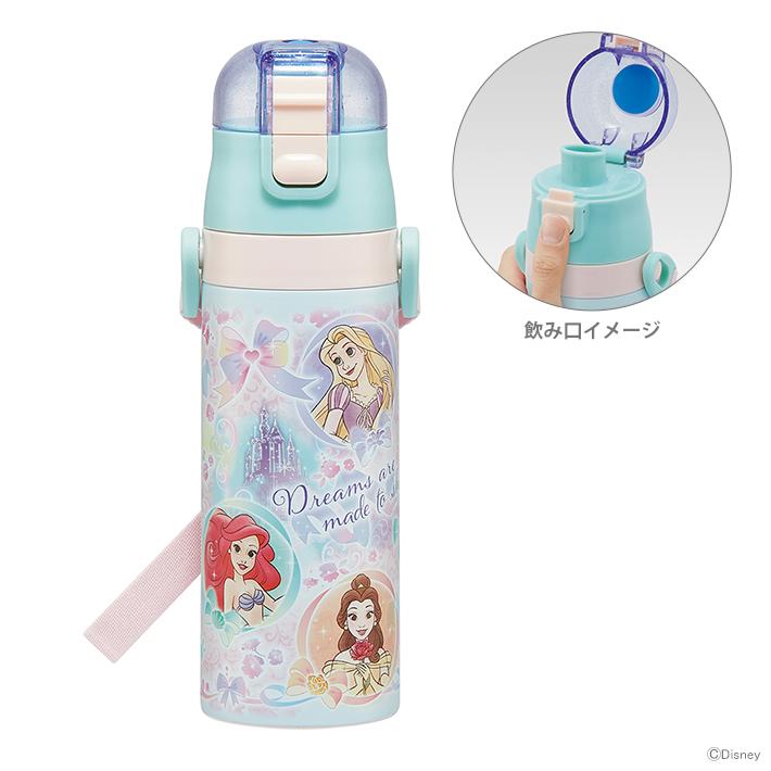 スケーター ディズニープリンセス ロック付ワンプッシュダイレクト