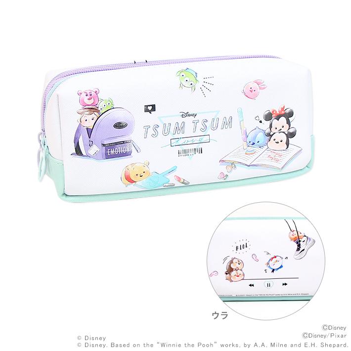 ディズニー ツムツム ツインファスナーペンケース M便 1 1 シブヤ文具 通販 Paypayモール