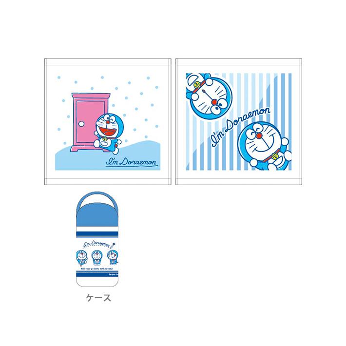 丸眞 ドラえもん ハンドタオル 2枚組 I'm Doraemon うきうき