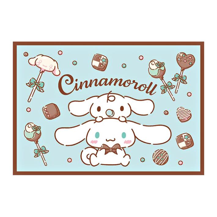 シナモロール シナモロール ひざ掛け ロリポップチョコレート柄 [No