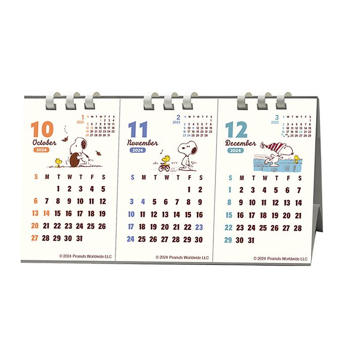 アートプリントジャパン スヌーピー 2025年 卓上カレンダー 3