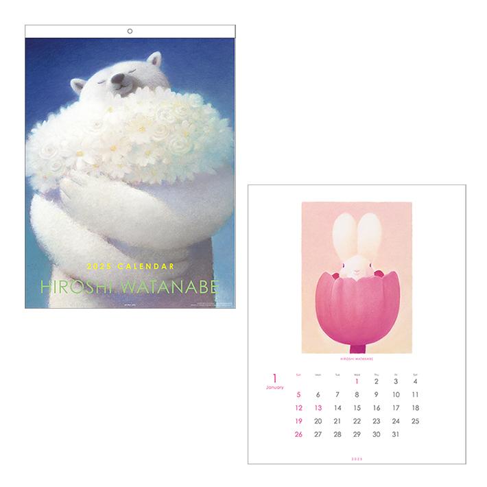 B・シャロワ、クッション、日本未発売・限定画集画、額付 楽天市場】渡辺あきお 2026年 壁掛けカレンダー 1000136955