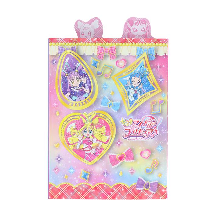 サンスター文具 キミとアイドルプリキュア ひょっこりパタメモ