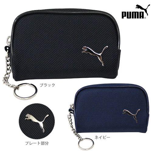 PUMA＜プーマ＞ コイン&キーケース ＜財布＞ MC 2カラー展開 966PM-ktu - ブラック[M便 1/1]｜net-shibuya