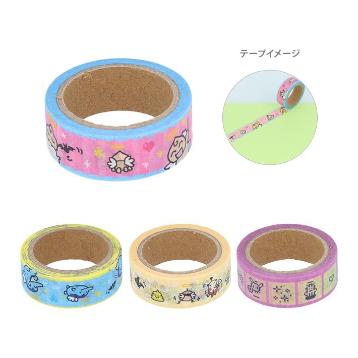 サンスター文具 たまごっち マスキングテープ 15mm幅 てんしっちの