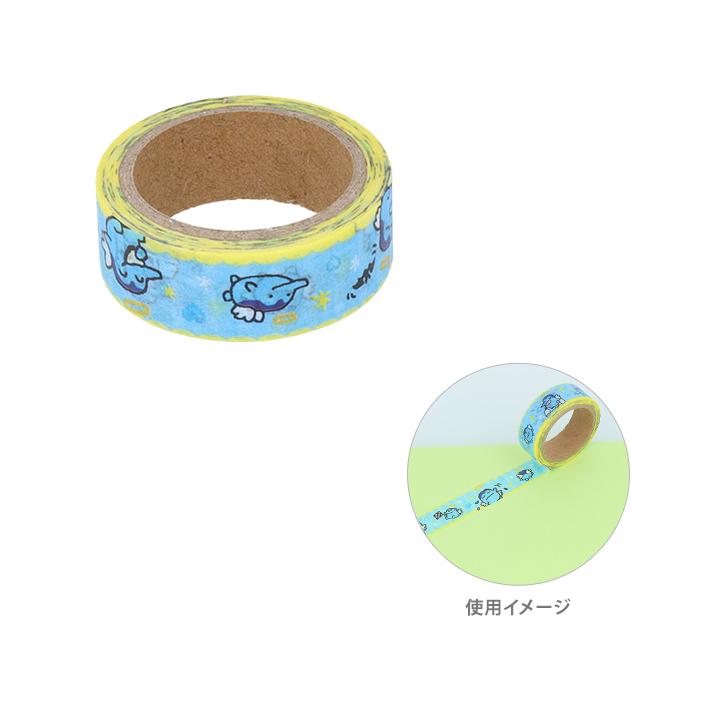 サンスター文具 たまごっち マスキングテープ 15mm幅 てんしっちの