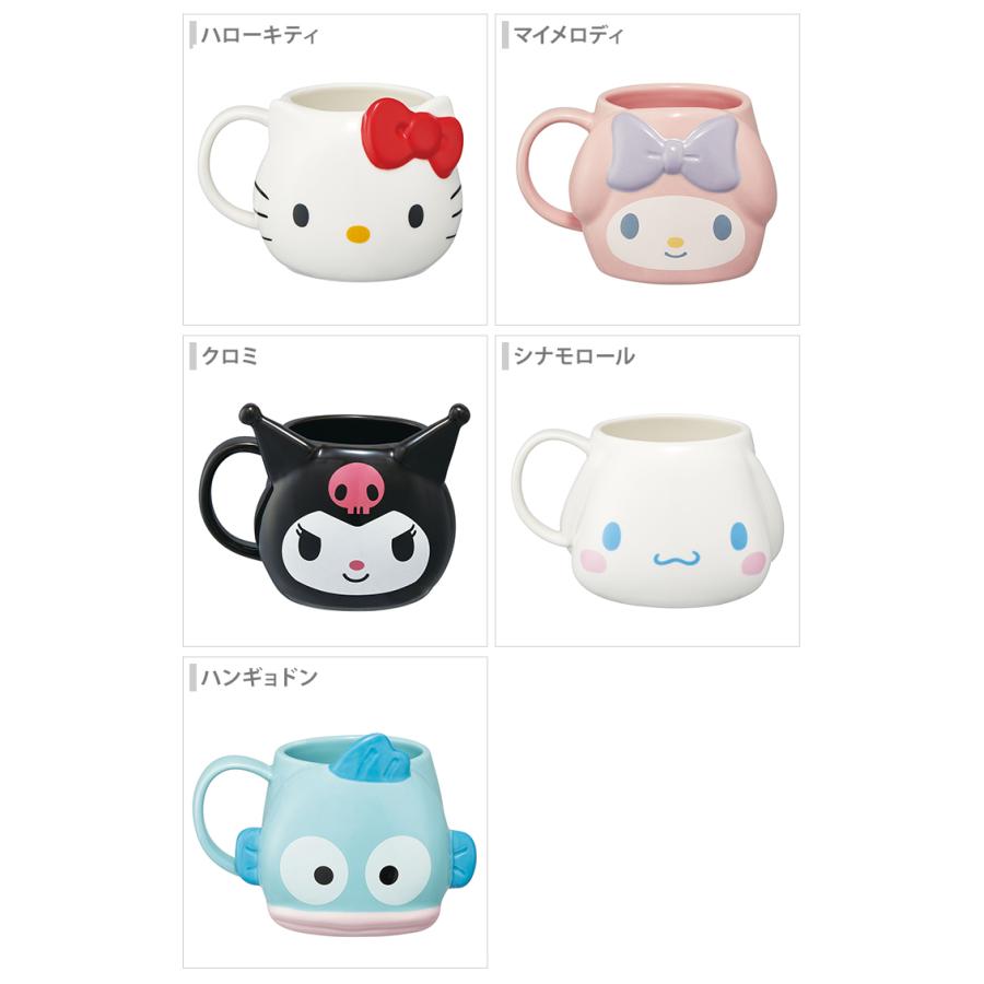 スケーター サンリオキャラクターズ 陶器ダイカットマグカップ CHMGD4