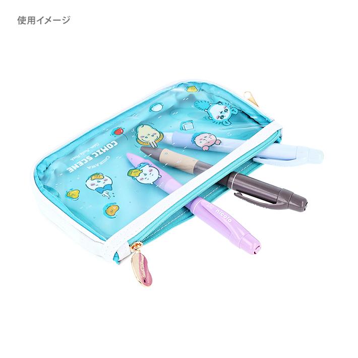 ちいかわ ペンケースクリアフラット [M便 1/1] : シブヤ文具 - 通販