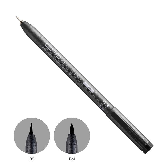 コピック（COPIC） マルチライナー ブラックAセット/Bセット/4色セット