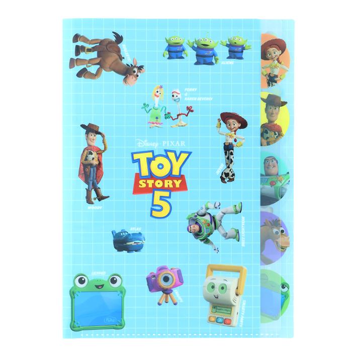Disney（ディズニー） トイストーリー ダイカットクリアファイル 5P A4
