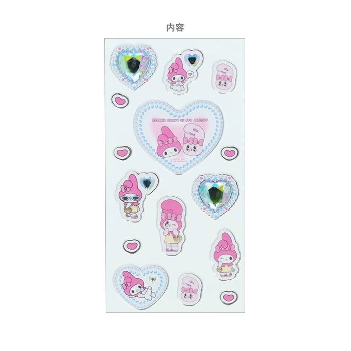 マイメロディ エスターバニー×マイメロディ キラキラジュエルシール [M
