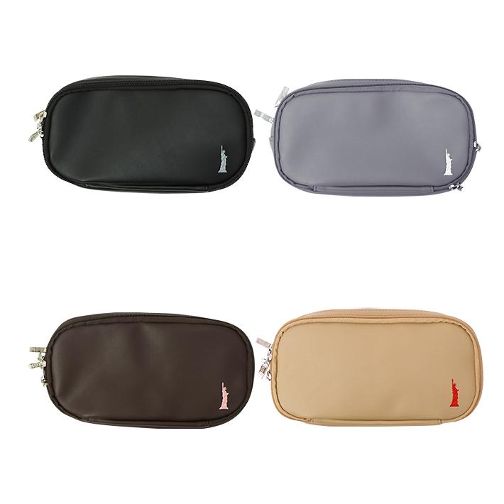 イーストボーイ 2ルームペンケース 4カラー [M便 1/1] : シブヤ文具