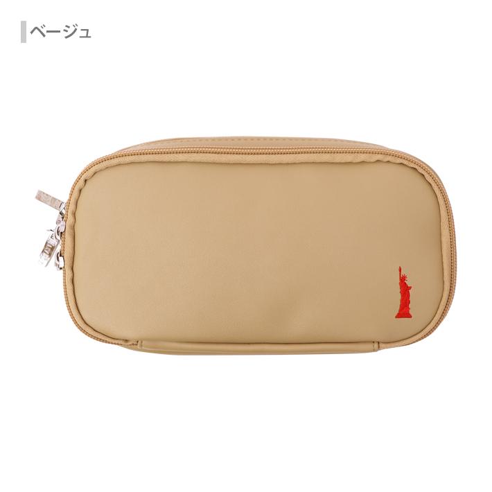 イーストボーイ 2ルームペンケース 4カラー [M便 1/1] : シブヤ文具
