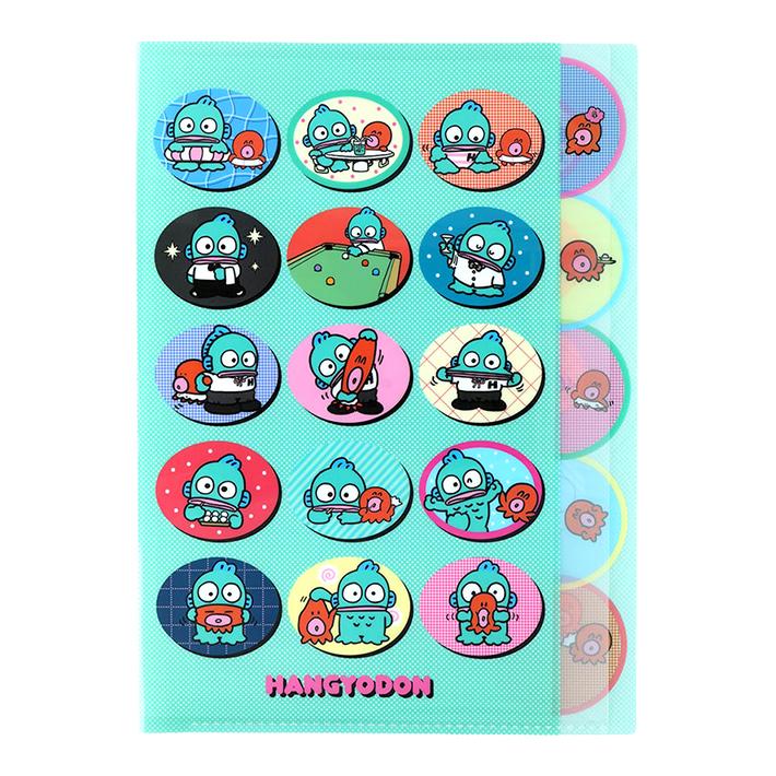 sanrio（サンリオ） ハンギョドン ダイカットクリアファイル 5P A4 [M