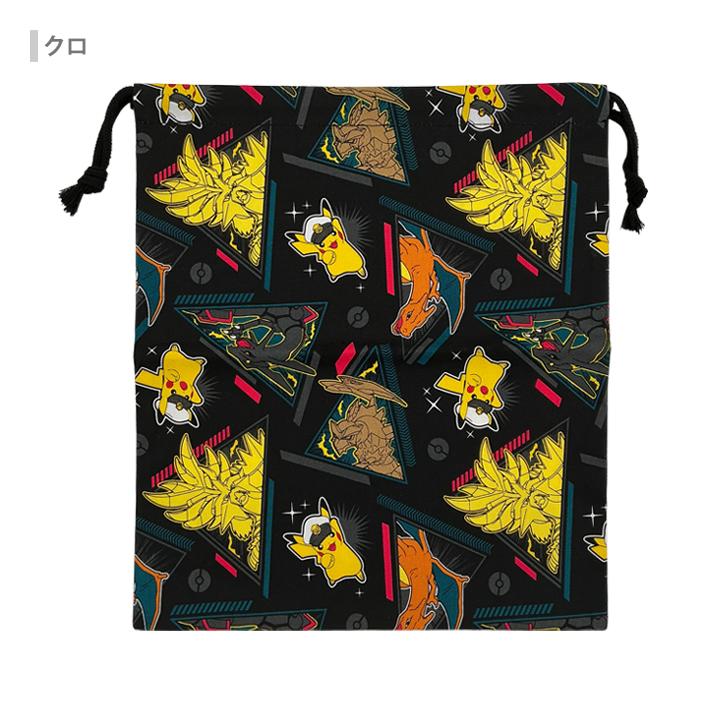 Pokemon（ポケモン） 巾着 L 3カラー 新入学文具 [M便 1/3] : シブヤ