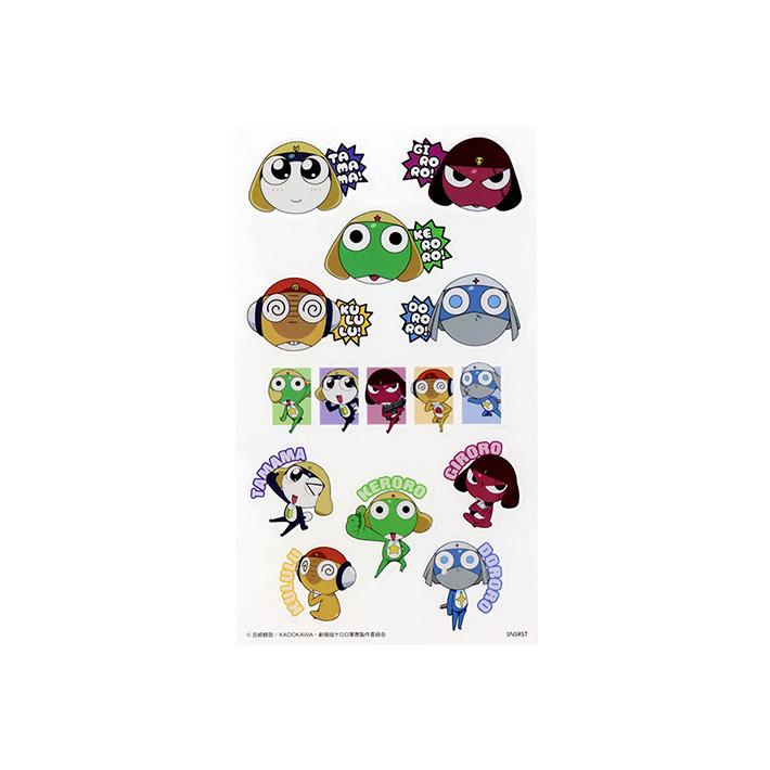 サンスター文具 ケロロ軍曹 透明シートシール 2柄 [M便 1/120