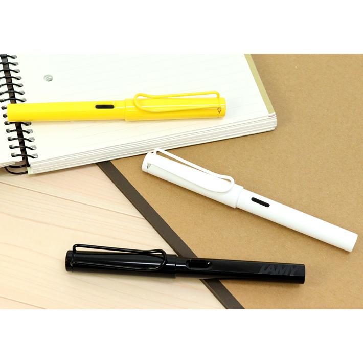 LAMY（ラミー） サファリ 万年筆 L1 ホワイトクリップ ブラック